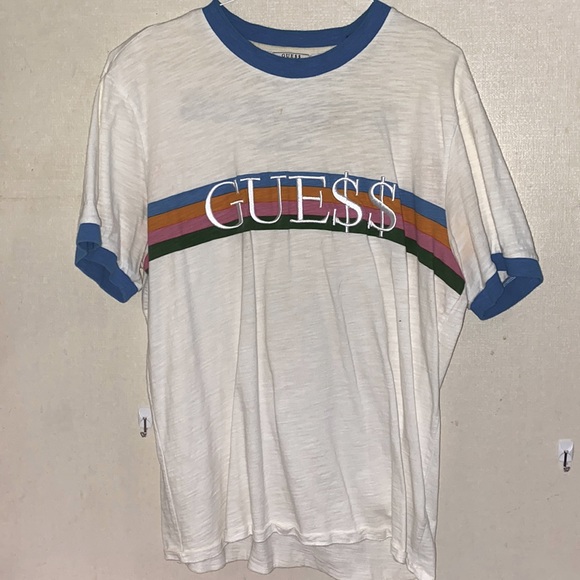 Guess X A$AP Rocky Ringer Tee Shirt - Picture 1 of 8